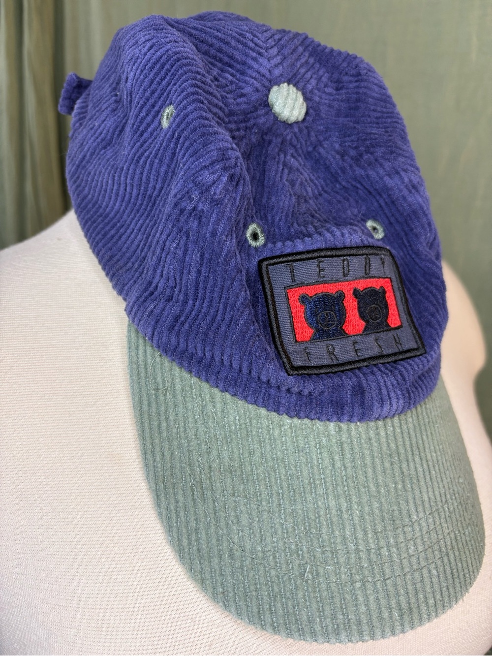 Teddy Fresh “Two Teds” corduroy cap